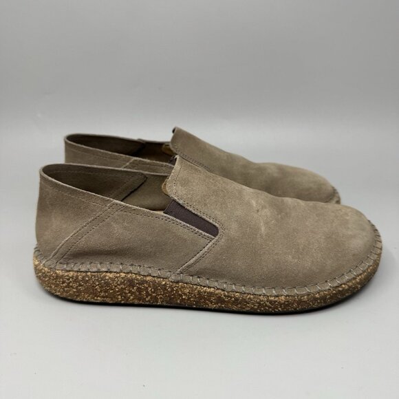 Birkenstock Callan Slip On Loafer, Suede Leather Gray Taupe Size 7.5 US 38 EU - Picture 1 of 8